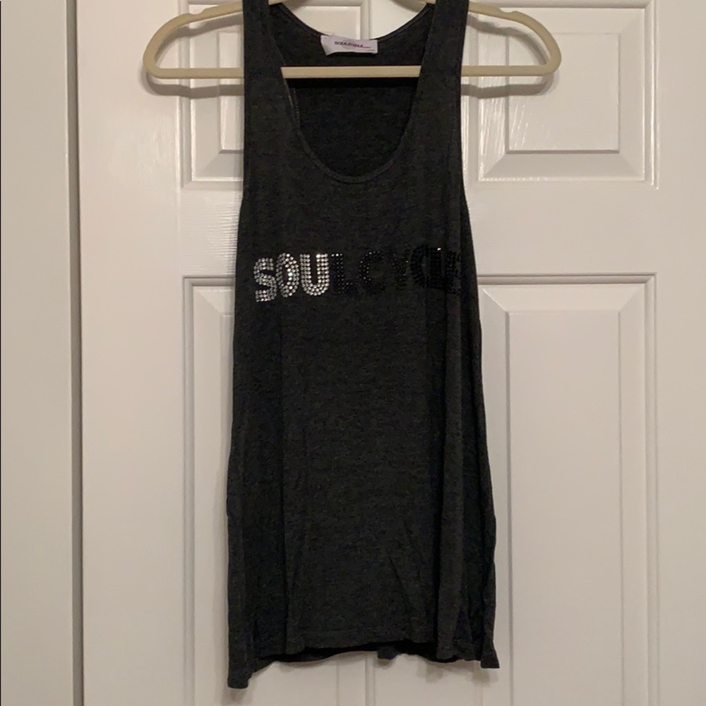 New soulcycle tank size XS gray